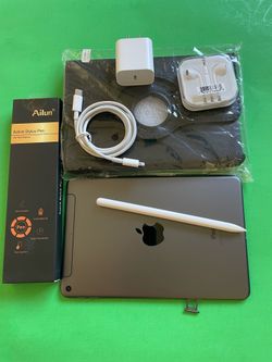 Apple  Ipad Mini 5th Generation (Latest iOS 26 upto date) 64GB WiFi + Cellular Unlocked with Pen And Accessories