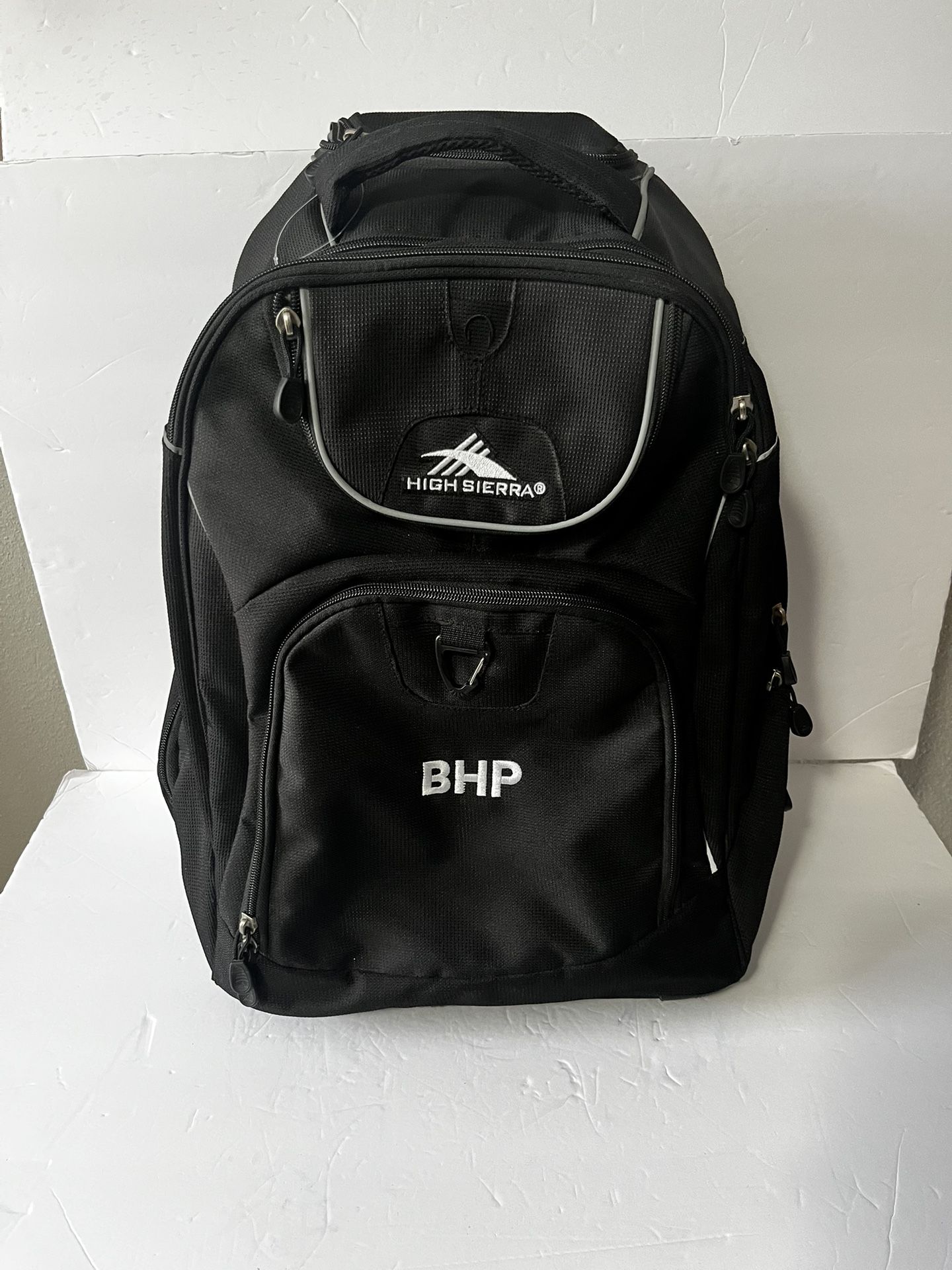 Backpack with High Sierra Powerglide wheels.