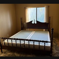 King Size Bed  With Spring Box 