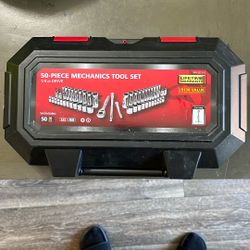 Husky 50-Piece Mechanics Tool Set 1/4in Drive