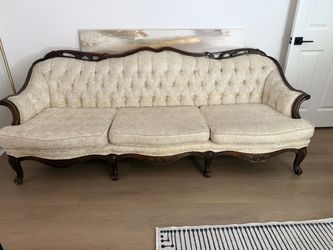 Vintage couch and arm chair