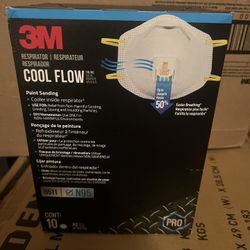 3M Cool Flow Valve Respirator 8511, N95