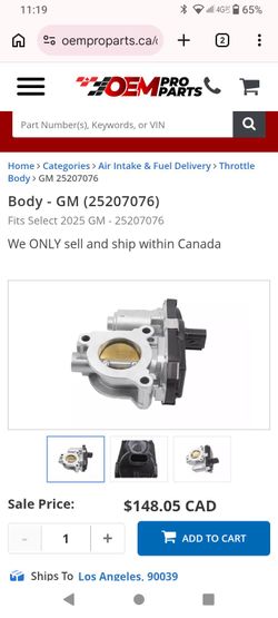 Oem GM - GM ((contact info removed)6) throttle body