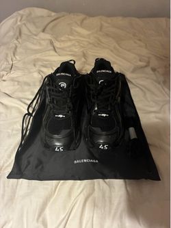 Balenciaga Runners black size 45 UK size 11.5 in US