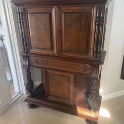 Antique Wood Cabinet