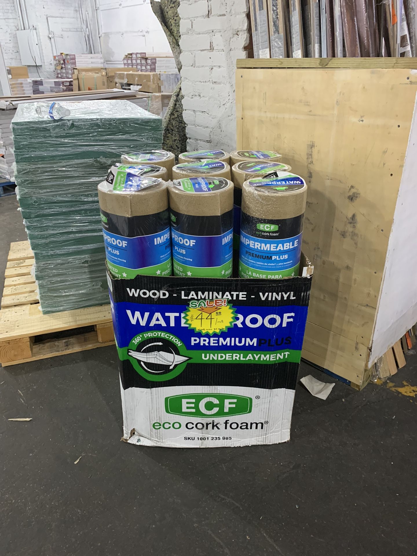 Eco Cork Foam Waterproof Underlayment