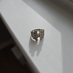 SILVER SWIRL STAINLESS STEEL FOREVER WEAR SILVER NEW SIZE 5 RING