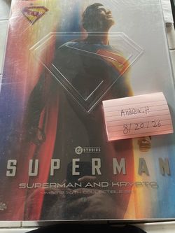 NEED GONE TODAY Hot toys Superman and krypto
