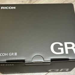 New Ricoh GR III Camera 
