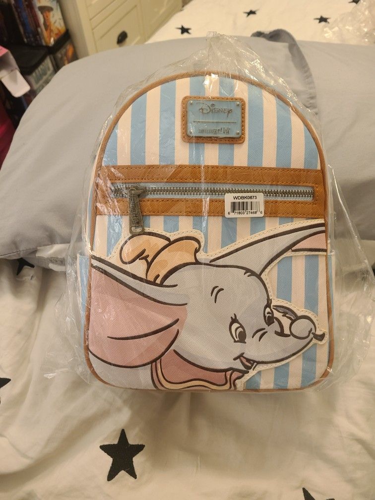 NWT. Dumbo Loungefly Mini Backpack. 