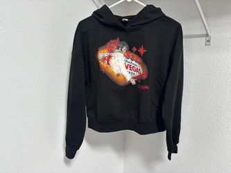 S cropped sweater black Elvis new