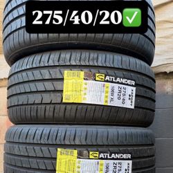 275/40/20 Atlander Free Mount And Balance Included