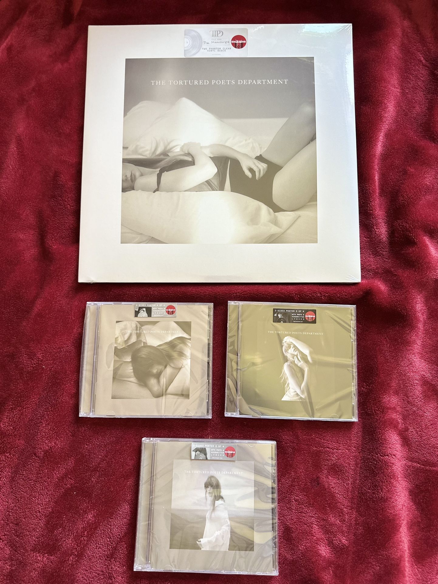 Taylor Swift - TTPD Exclusive Vinyl & CDs with Posters & Unique Photos FACTORY SEALED 