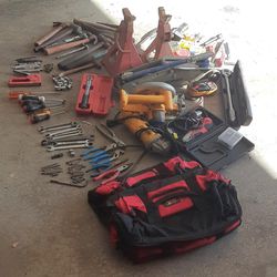 Two Tool Bags Full Of Tools