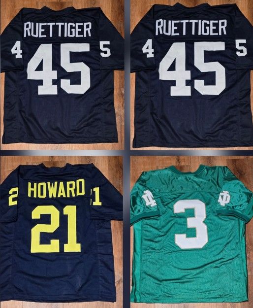 STITCHED COLLEGE JERSEYS!