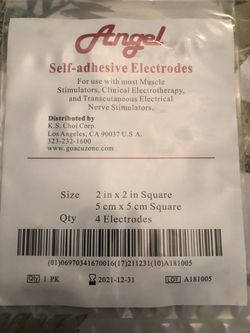Self adhesive electrodes