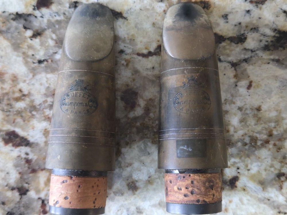 Clarinet Mouthpieces 2 Buffet Crampon Stamped "C"