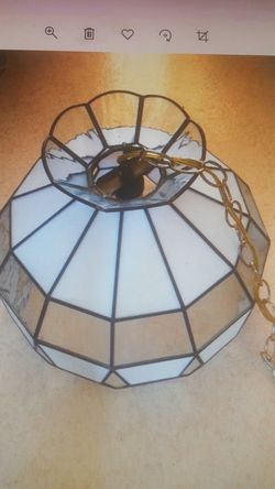 GLASS CHANDELIER LIGHT