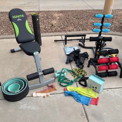 Workout Equipment. 