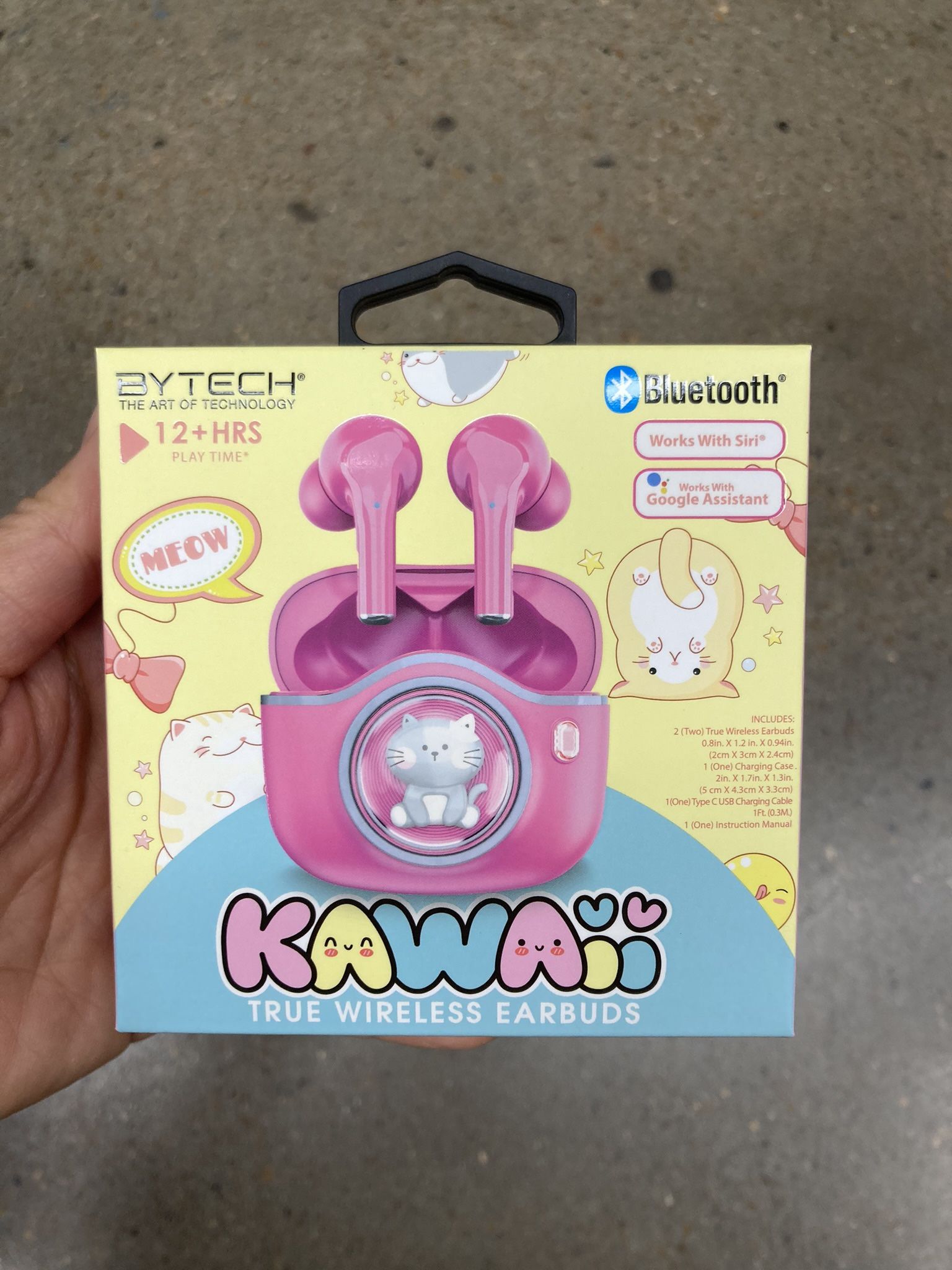 NWT Kawaii Kitten  Bluetooth True Wireless Earbuds