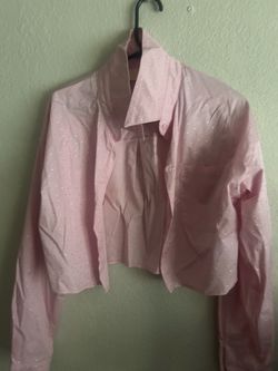 Sprinkle Crop collar top