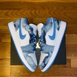 Jordan 1 Low Gs Denim Wash