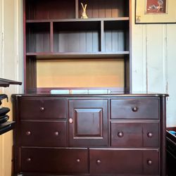 Dresser   and  Bookshelf