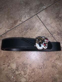 Leather Gucci Belt