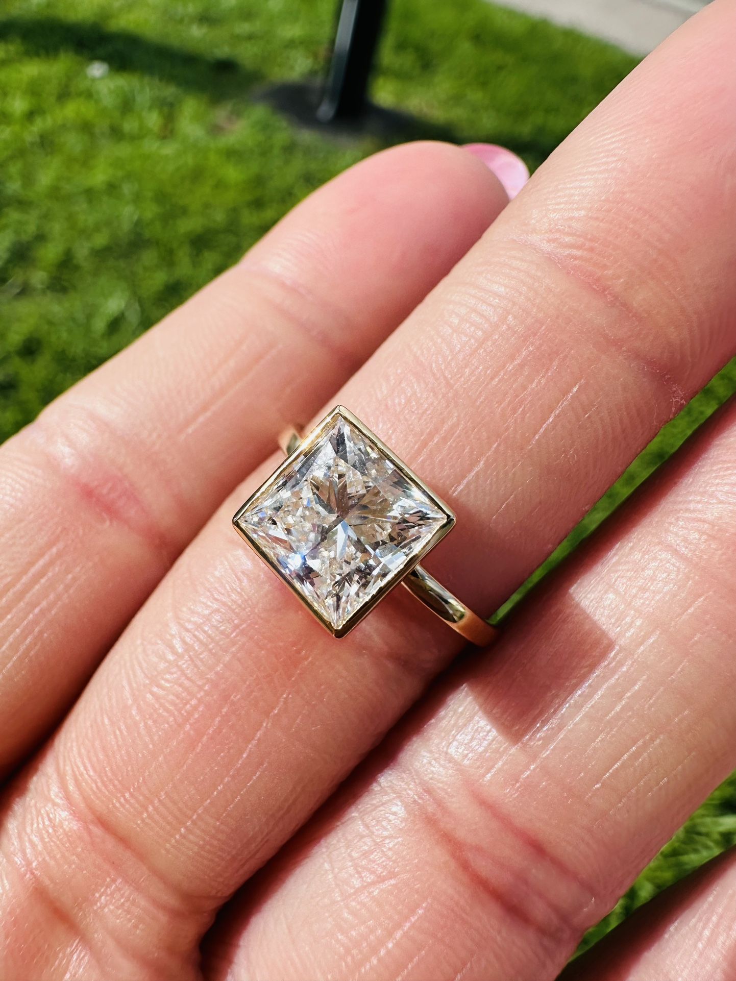 14k LAB Diamond Engagement Ring 