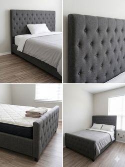 Ashley Queen Bed – Like New, Includes Mattress - Lewisville, TX