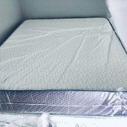 Queen Size 11”Thick with Box Spring Delivery 🚚 Available 