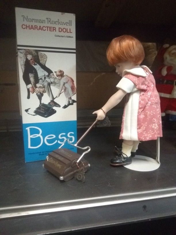 Rare Norman Rockwell Character Doll "Bess"