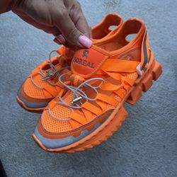 GSUWOO Shop So Real Maze Runner Shoes Neon Orange Size 8