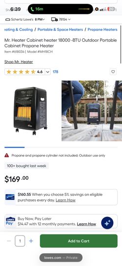 Mr Heater 18000 BTU