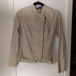 ILLIA  scuba leather jacket sz 4 
