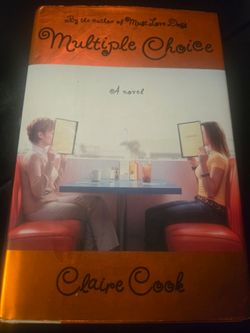 New hardcover signed "Multiple Choice" by Claire Cook