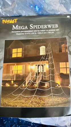 Spirit Halloween Spider web bundle st
