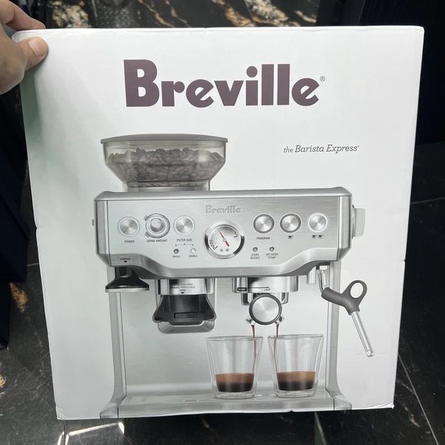 Breville Barista Express Impress Espresso Machine BES876BSS