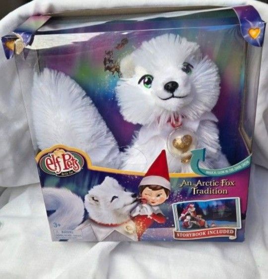 Elf On The Shelf. Arctic Fox Tradition Elf Pets