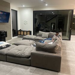 Authentic Grey Cloud Couch 
