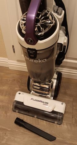 EUREKA FloorRover Dash Upright Pet Vacuum Cleaner, HEPA Filter, Swivel Steering for Carpet and Hard Floor, Bagless, Deep Ocean