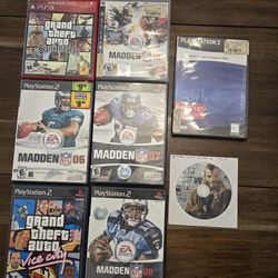Variety Of Ps2 And Ps3 Video Games
