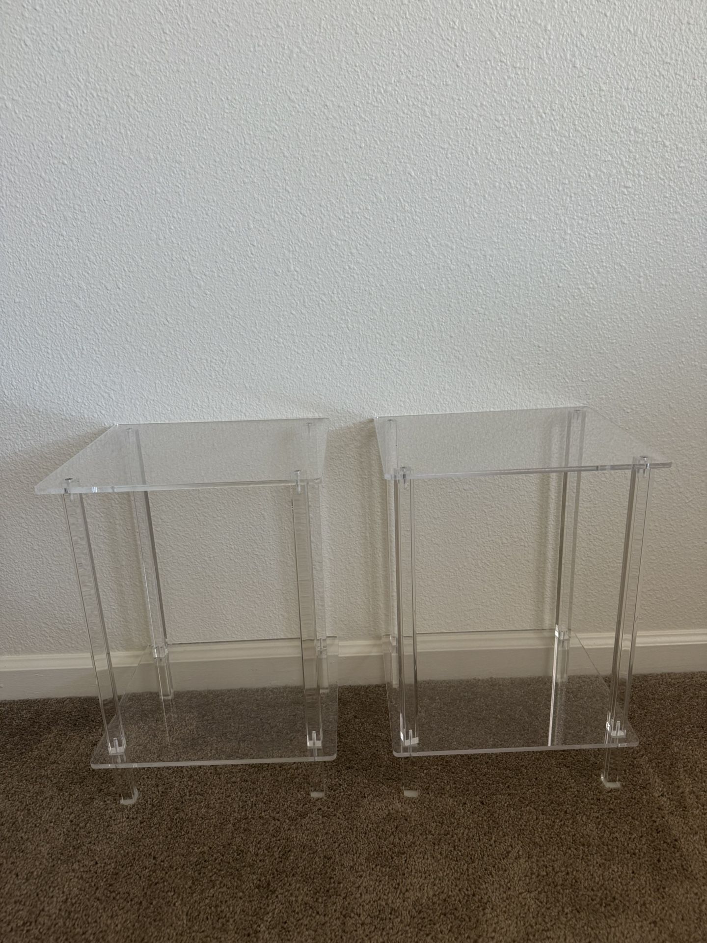 Acrylic Side Tables