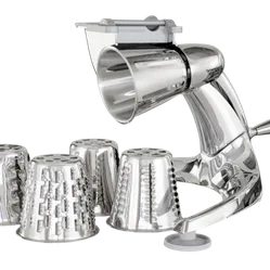 Saladmaster V Machine Food Processor Manual Slicer Shredder w/ 5 Cutters