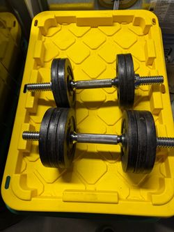Adjustable Dumbbell Set – 85 lbs Total