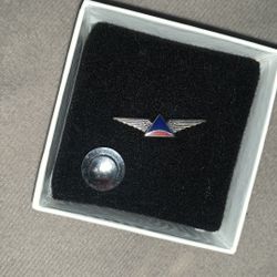 Silver Delta Lapel Pin 
