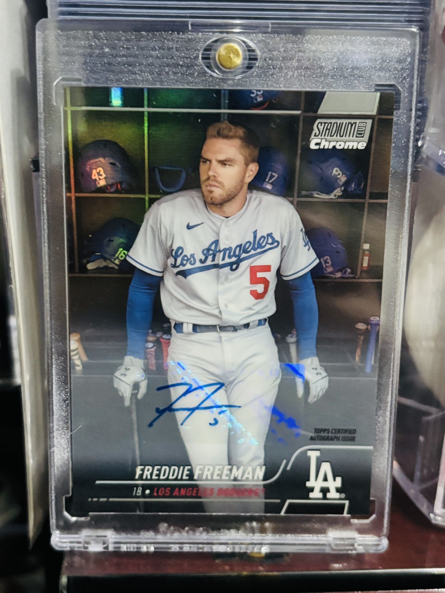 Freddie Freeman 2022 Autograph Topps Stadium Club Chrome /15