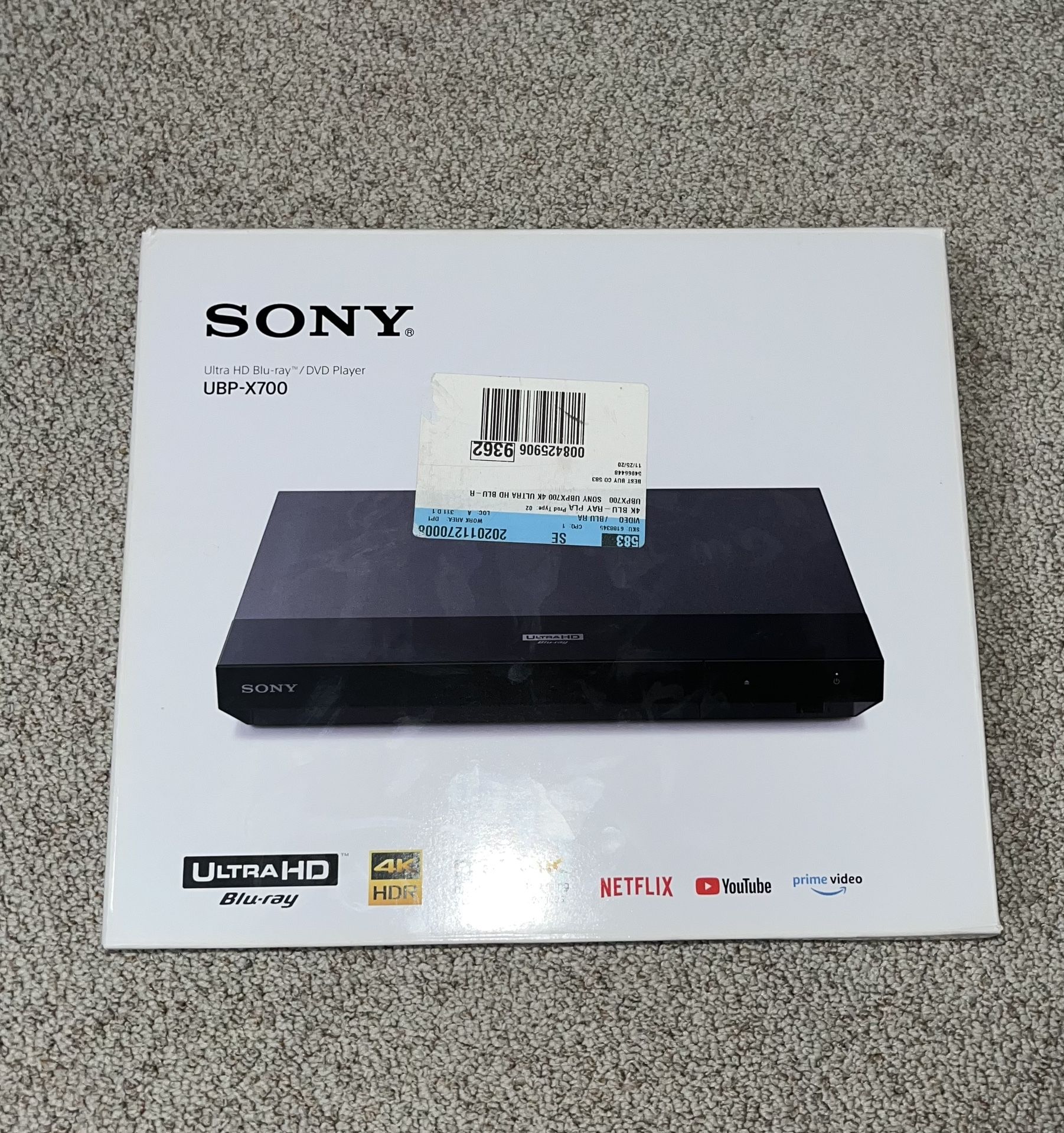 Sony UBP-X700 Blu-ray/DVD Player