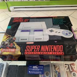 Super Nintendo In Box Used 