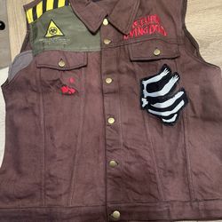 RETURN OF THE LIVING DEAD Bull Airs Denim Vest